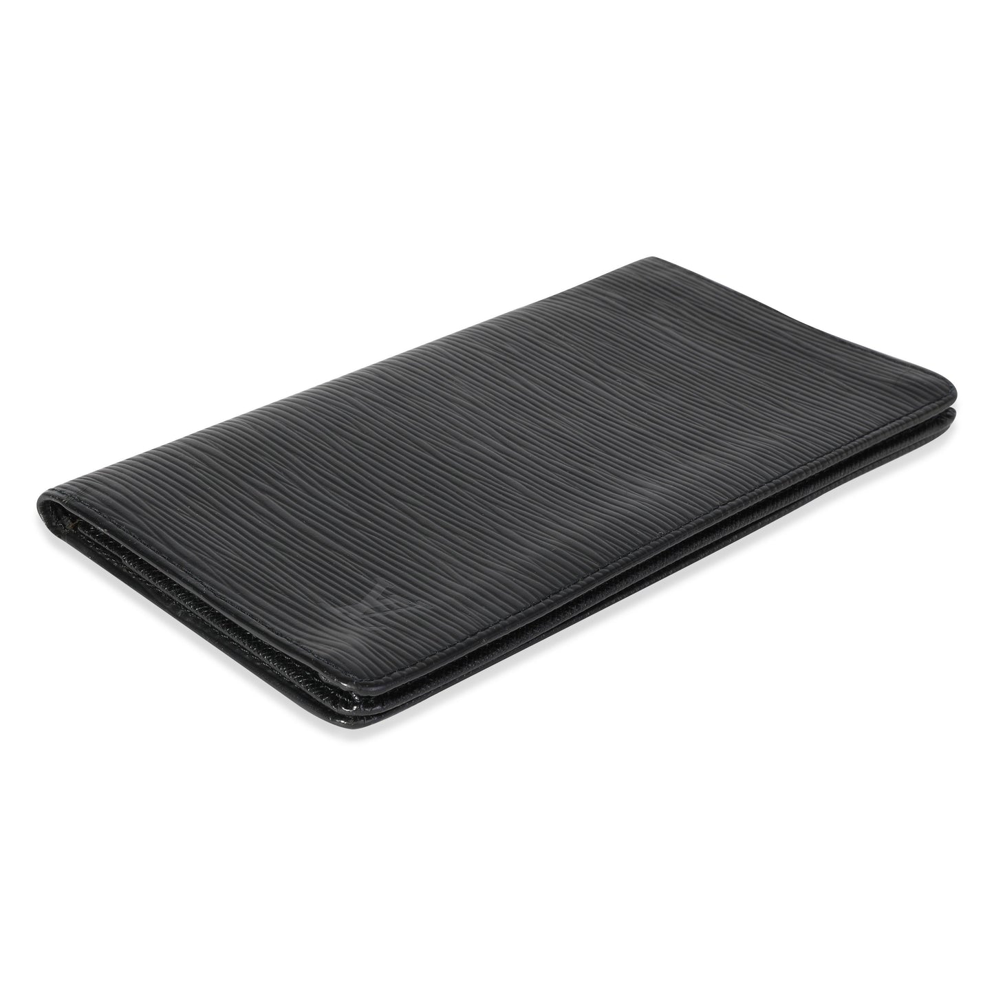 Louis Vuitton Louis Vuitton Black Epi Vertical Wallet