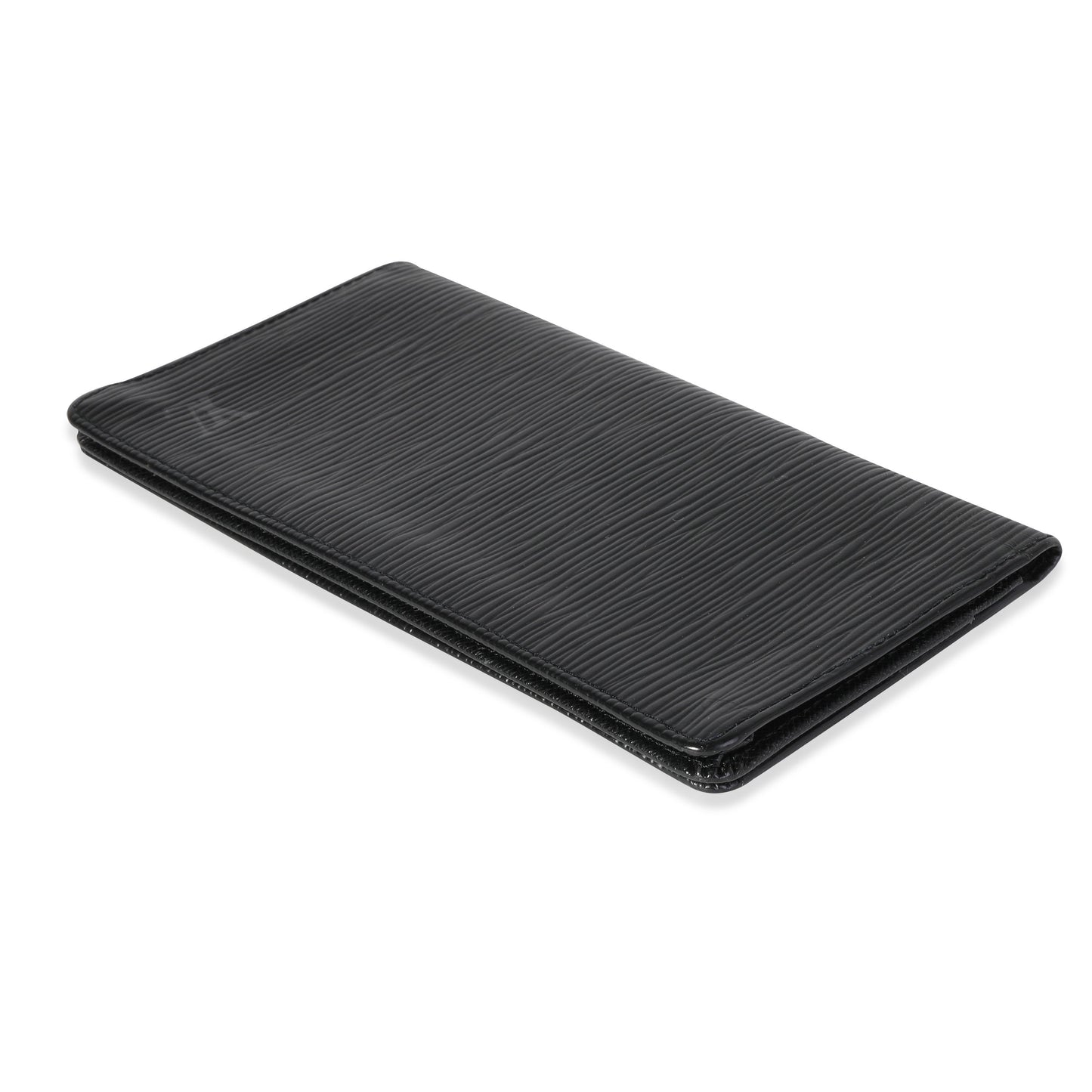 Louis Vuitton Louis Vuitton Black Epi Vertical Wallet
