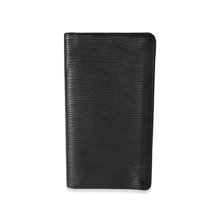 Louis Vuitton Louis Vuitton Black Epi Vertical Wallet