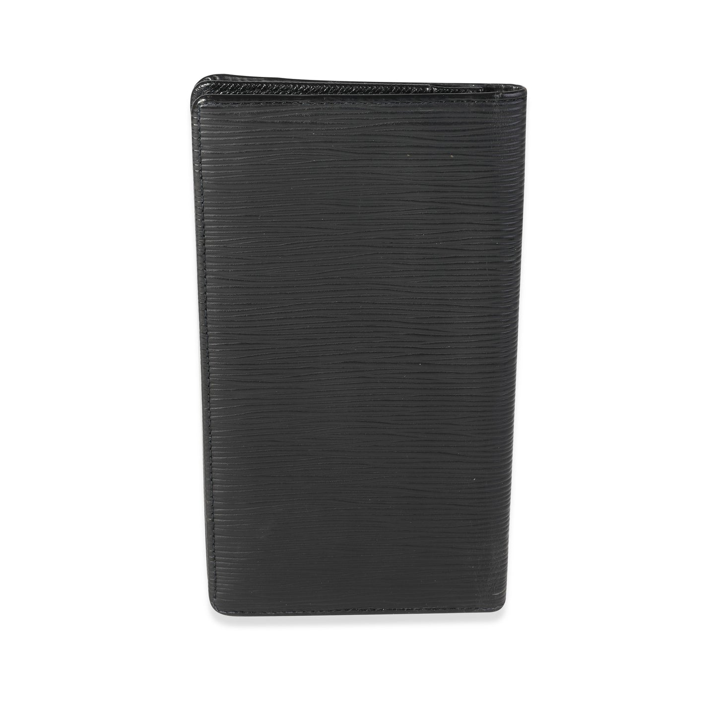 Louis Vuitton Louis Vuitton Black Epi Vertical Wallet