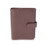 Louis Vuitton Louis Vuitton Burgundy Taiga Small Agenda Cover