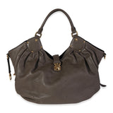 Louis Vuitton Louis Vuitton Taupe Mahina Leather XL Hobo