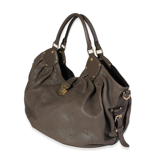 Louis Vuitton Louis Vuitton Taupe Mahina Leather XL Hobo