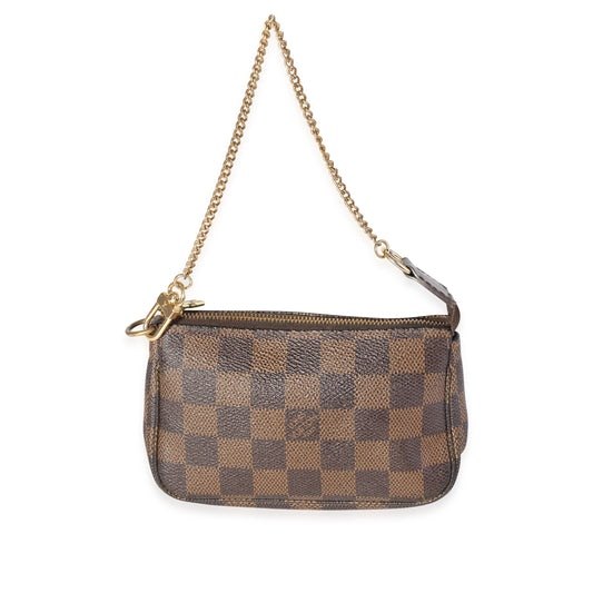 Louis Vuitton Louis Vuitton Damier Ebene Mini Pochette Accessoires
