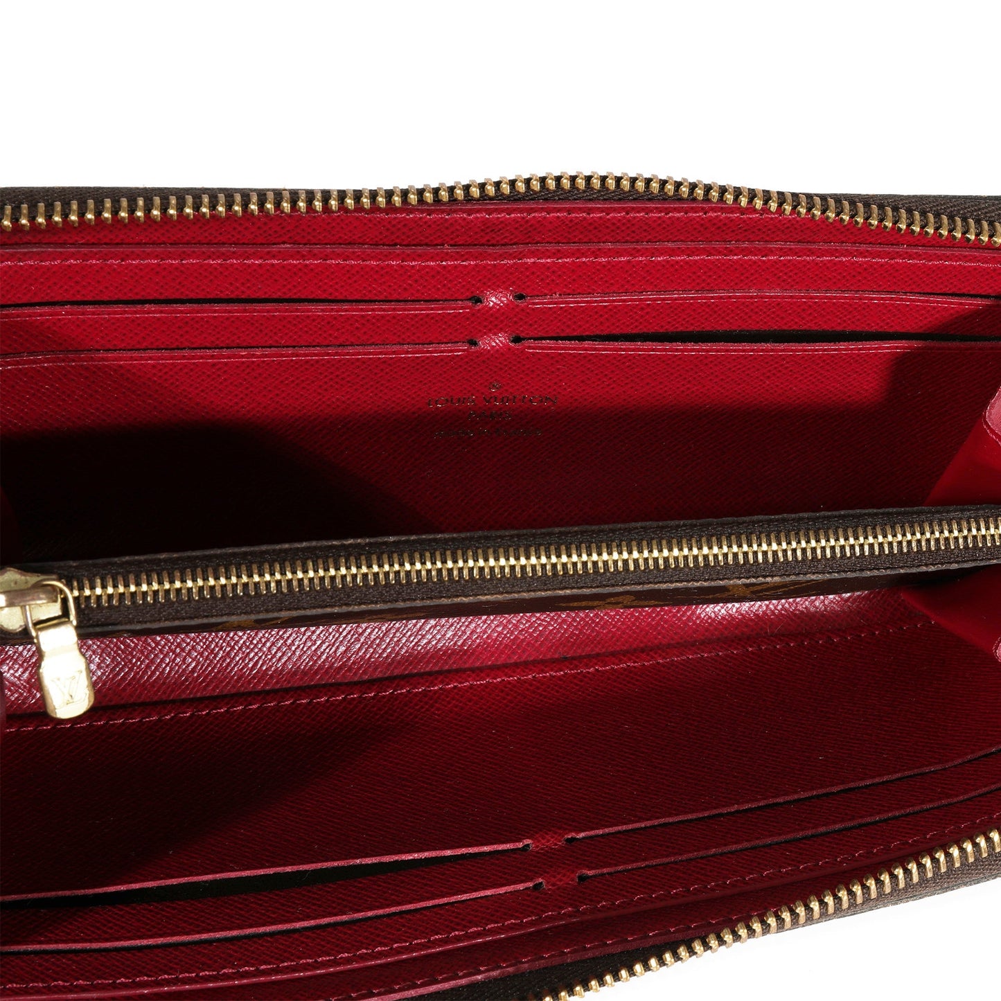 Louis Vuitton Louis Vuitton Monogram Canvas & Fuchsia Clémence Wallet