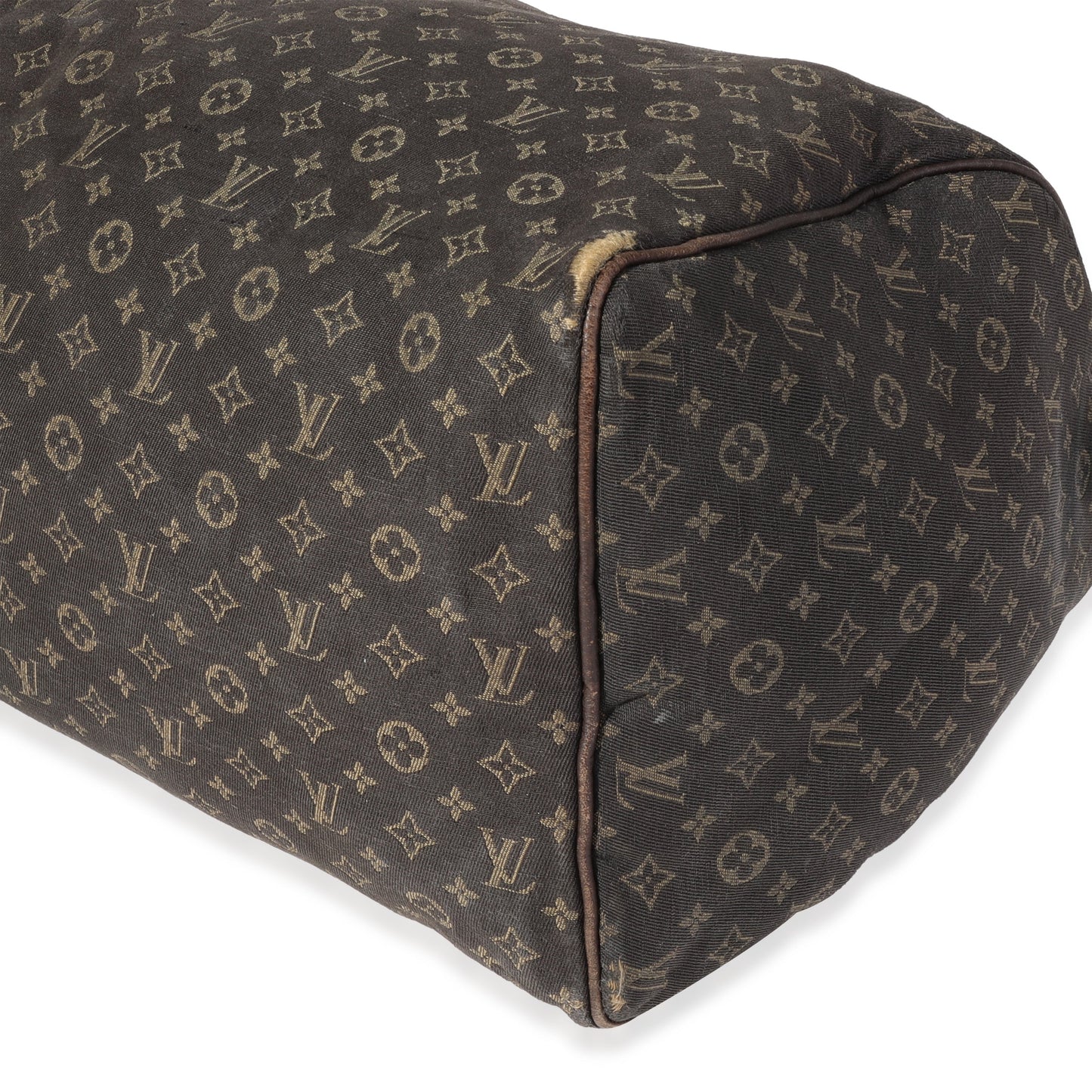 Louis Vuitton Louis Vuitton Brown Mini Lin Speedy 30