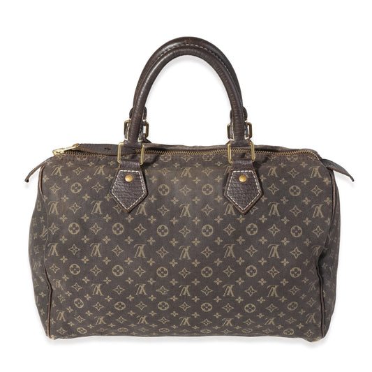 Louis Vuitton Louis Vuitton Brown Mini Lin Speedy 30