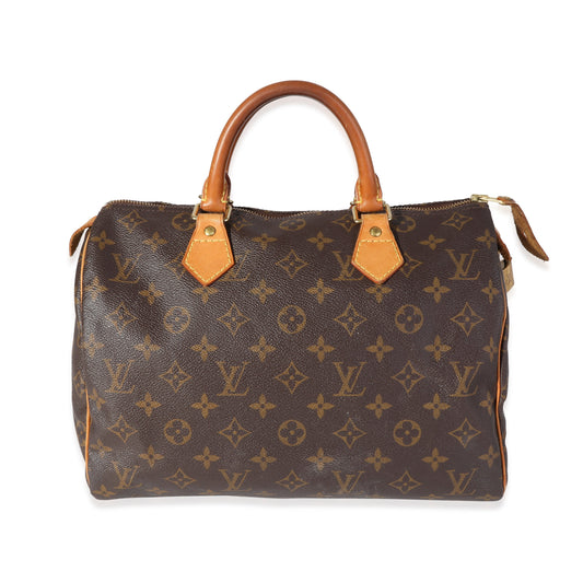 Louis Vuitton Louis Vuitton Monogram Canvas Speedy 30