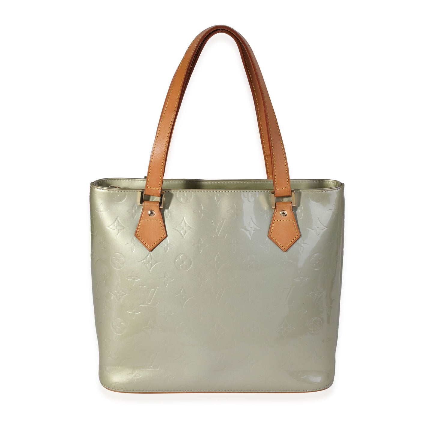 Louis Vuitton Louis Vuitton Silver Monogram Vernis Houston Tote