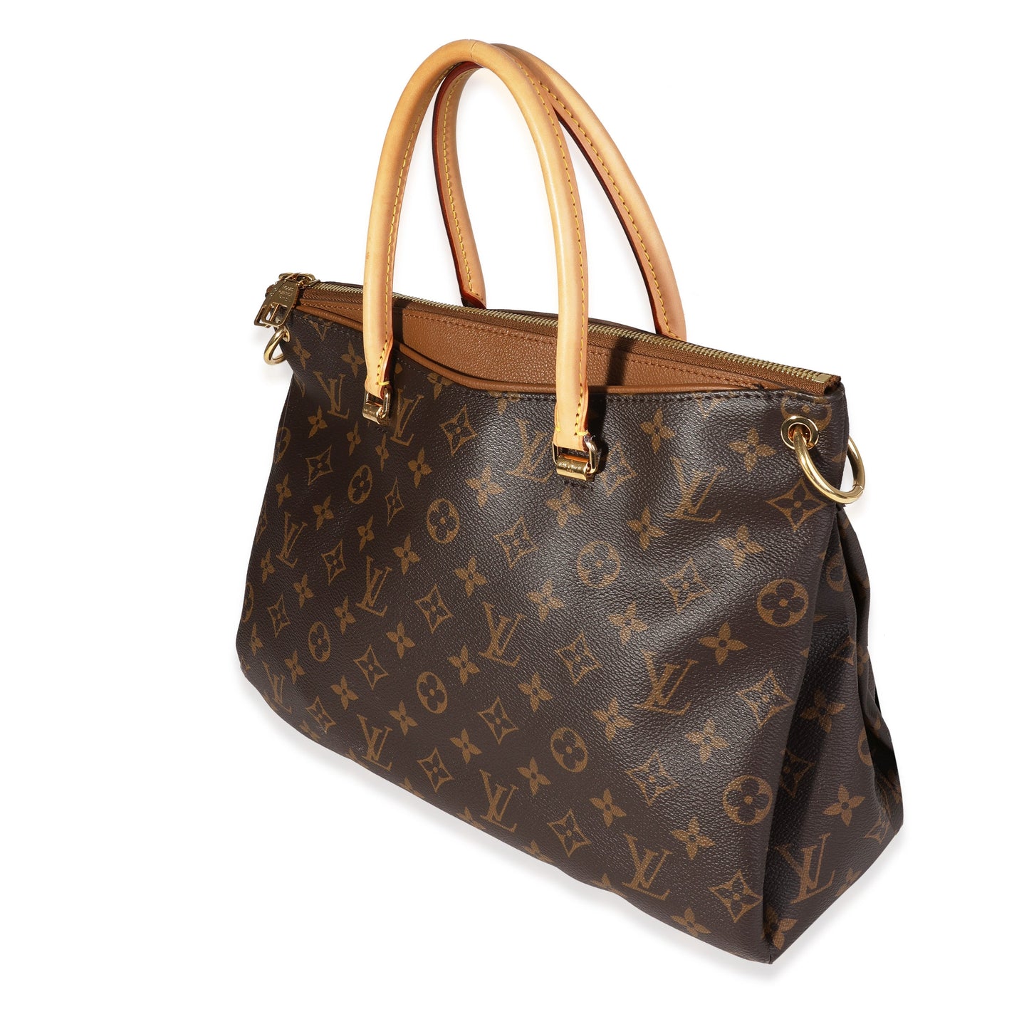Louis Vuitton Louis Vuitton Monogram Canvas & Havane Leather Pallas MM