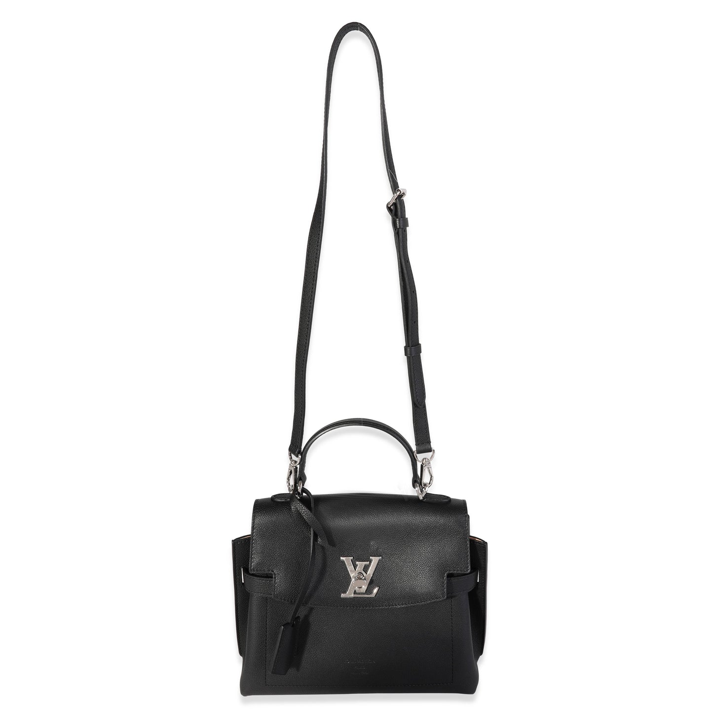 Louis Vuitton Louis Vuitton Black Soft Calfskin Lockme Ever BB