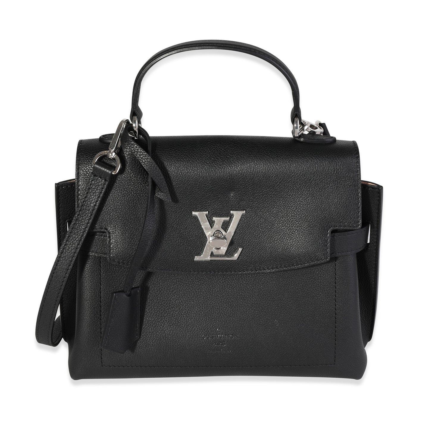 Louis Vuitton Louis Vuitton Black Soft Calfskin Lockme Ever BB