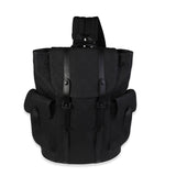 Louis Vuitton Louis Vuitton Black Monogram-Embossed Taurillon Christopher MM Backpack