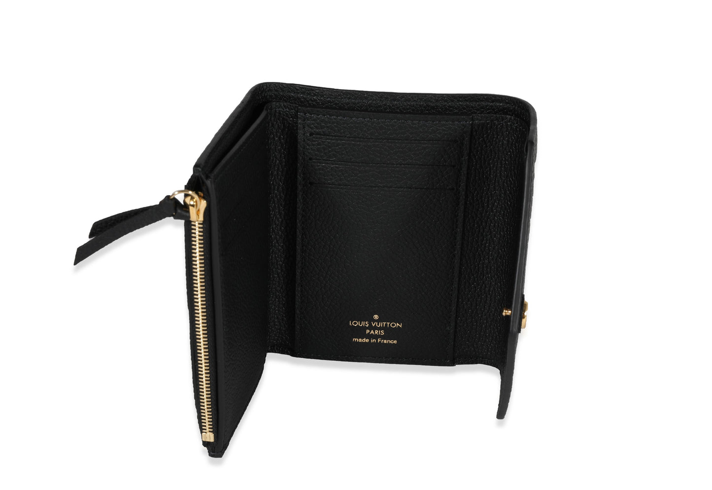 Louis Vuitton Black Monogram Empreinte Victorine Wallet