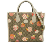 Gucci Les Pommes GG Supreme Canvas Tote Bag