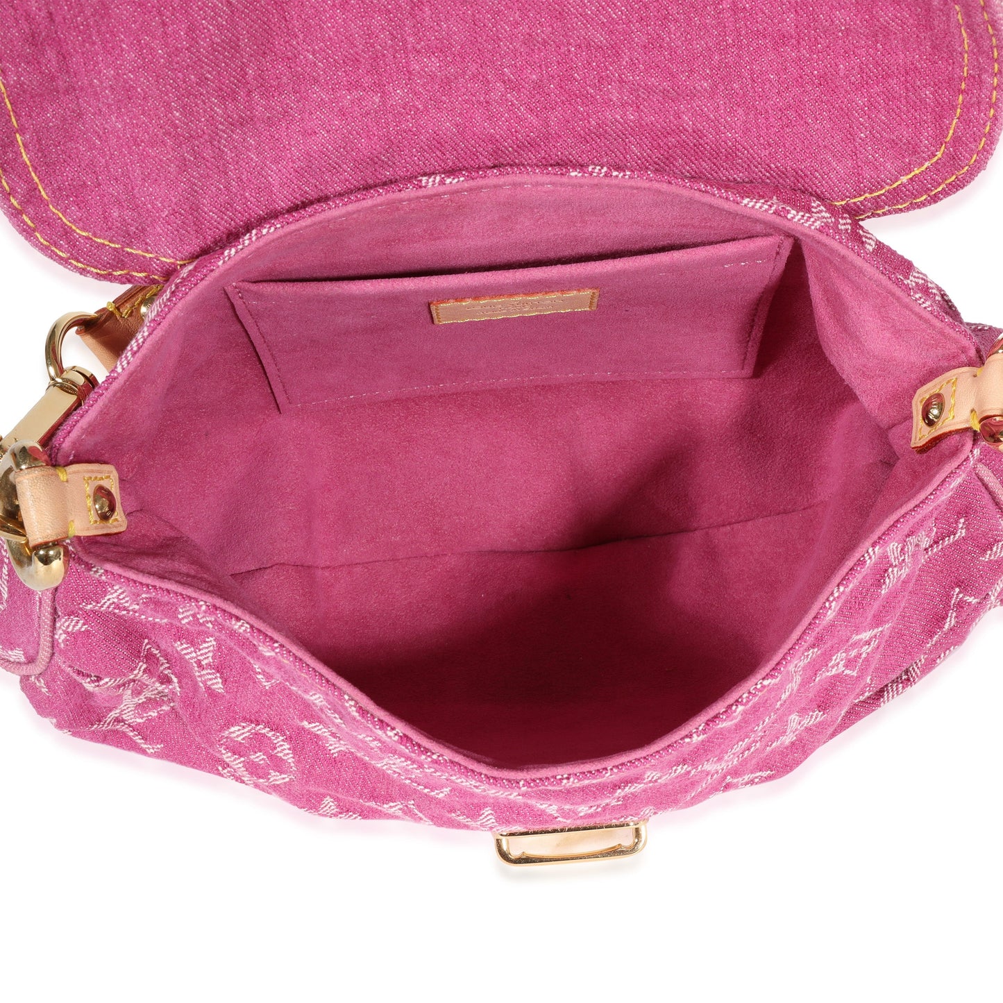 Louis Vuitton Louis Vuitton Pink Monogram Denim Pleaty Bag