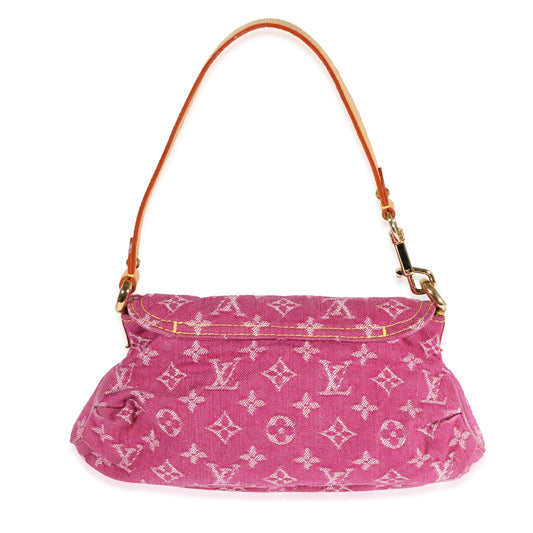 Louis Vuitton Louis Vuitton Pink Monogram Denim Pleaty Bag