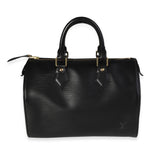 Louis Vuitton Louis Vuitton Black Epi Leather Speedy 25