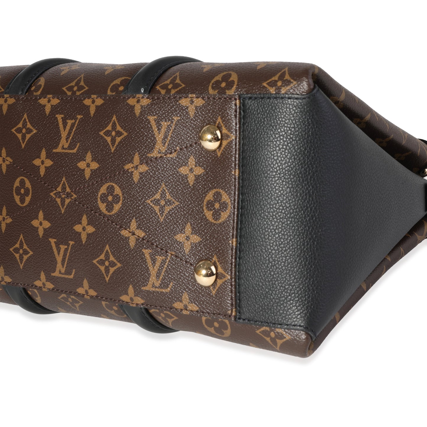Louis Vuitton Louis Vuitton Monogram Canvas & Black Leather Soufflot MM