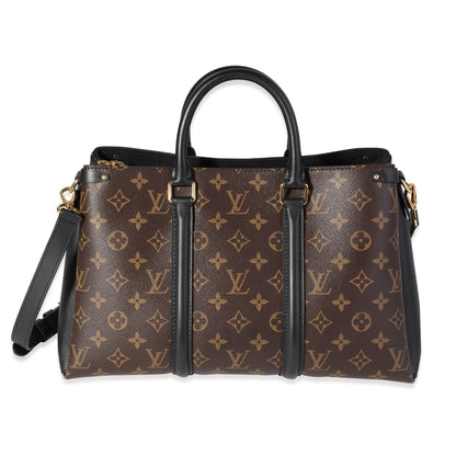 Louis Vuitton Louis Vuitton Monogram Canvas & Black Leather Soufflot MM