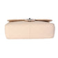 Chanel Beige Quilted Caviar Jumbo Classic Single Flap Bag