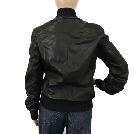 Gucci Shearling Line Leather Jacket 238248