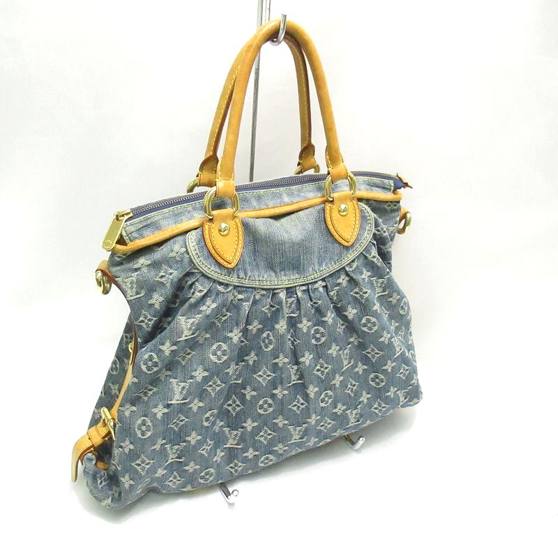 Louis Vuitton Neocabby GM 2Way Shoulder Bag Monogram Denim Blue