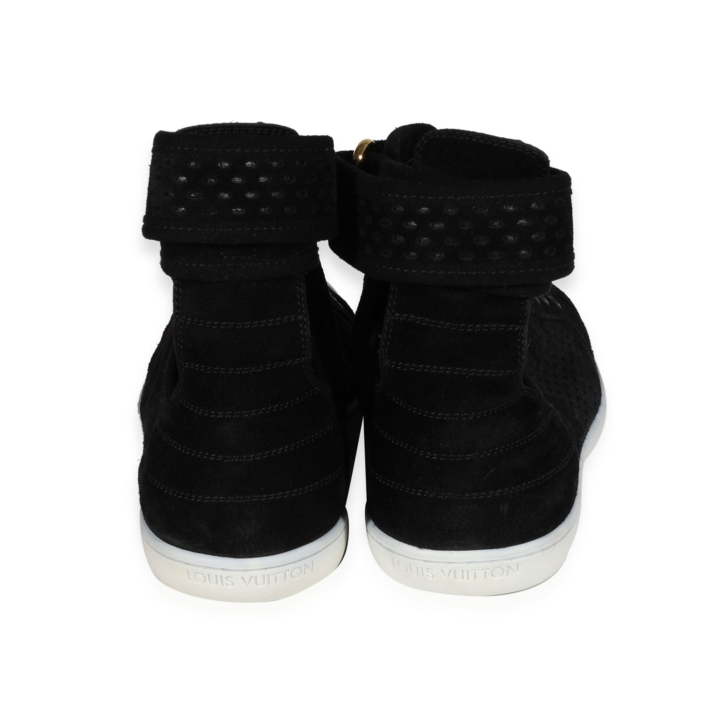 Louis Vuitton Louis Vuitton -  Louis Vuitton Wmns Suede High Black (39.5 EUR)