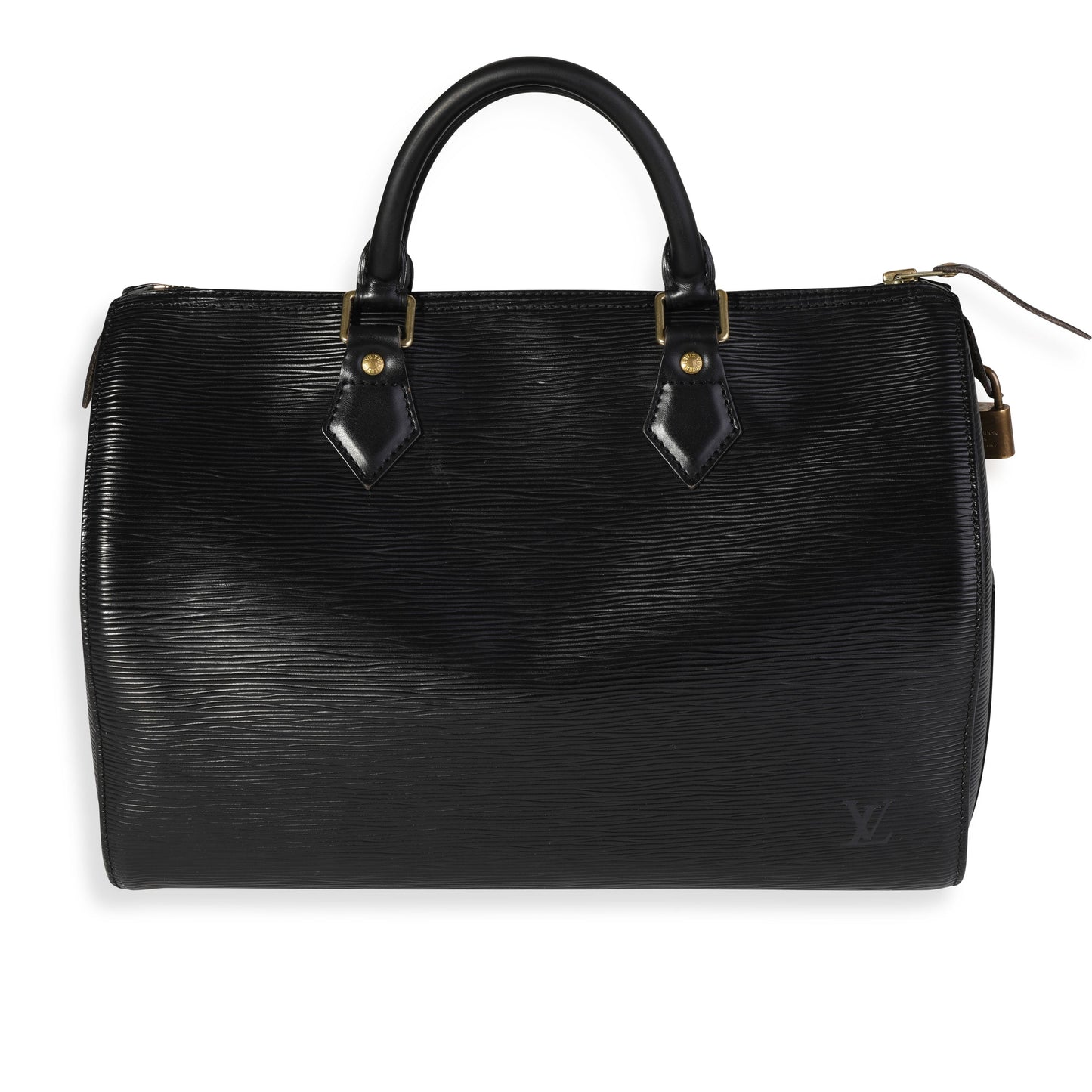 Louis Vuitton Louis Vuitton Black Epi Leather Speedy 30