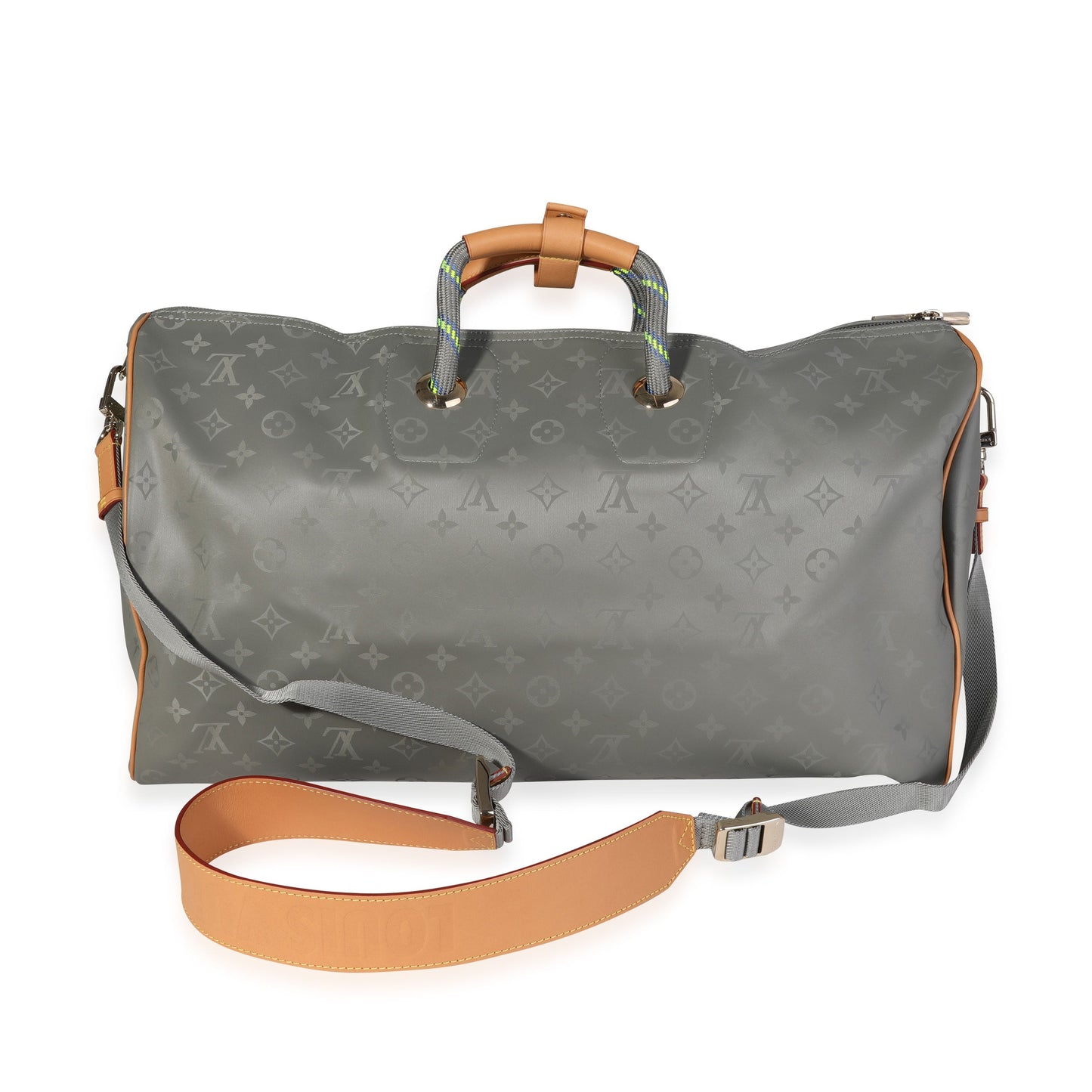 Louis Vuitton Louis Vuitton Monogram Titanium Keepall Bandoulière 50