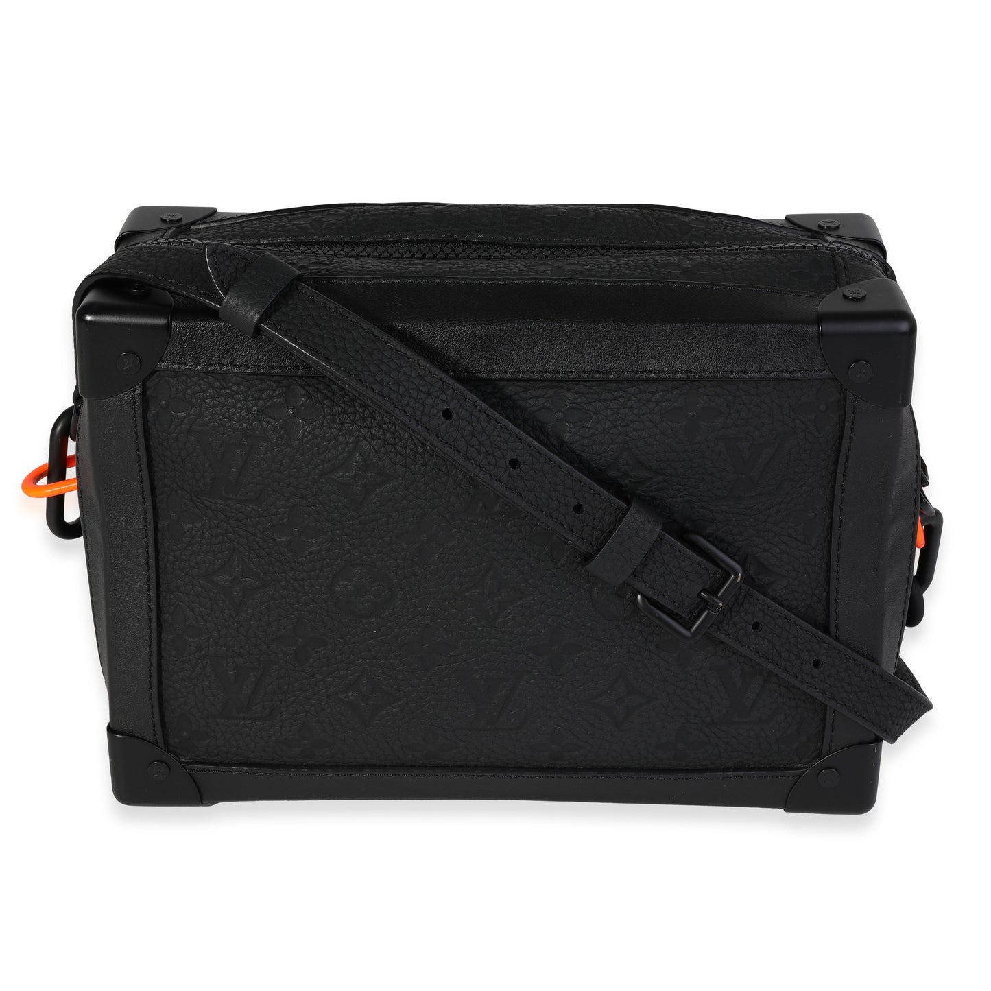 Louis Vuitton Louis Vuitton Black Monogram Taurillon Solar Ray Soft Trunk