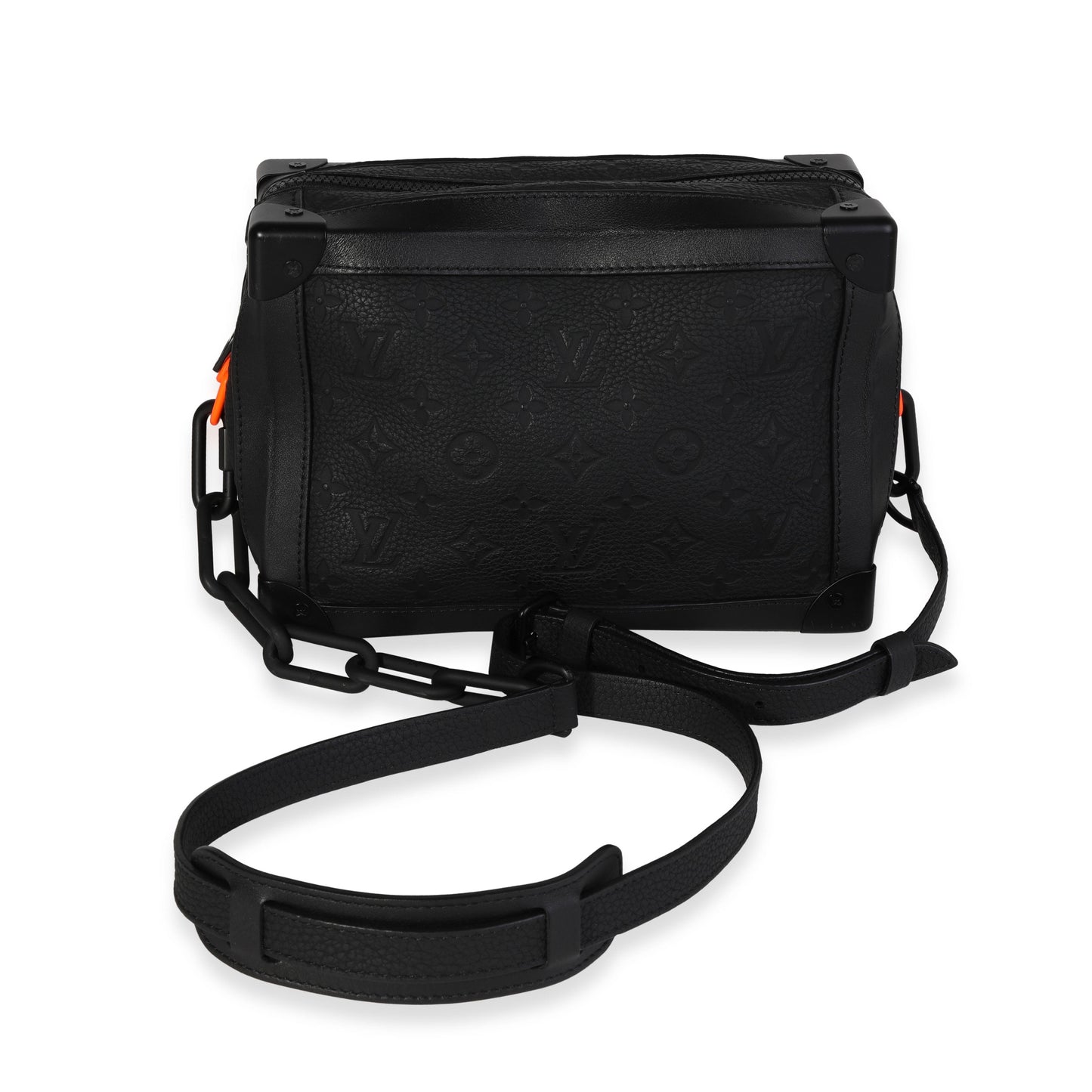 Louis Vuitton Louis Vuitton Black Monogram Taurillon Solar Ray Soft Trunk