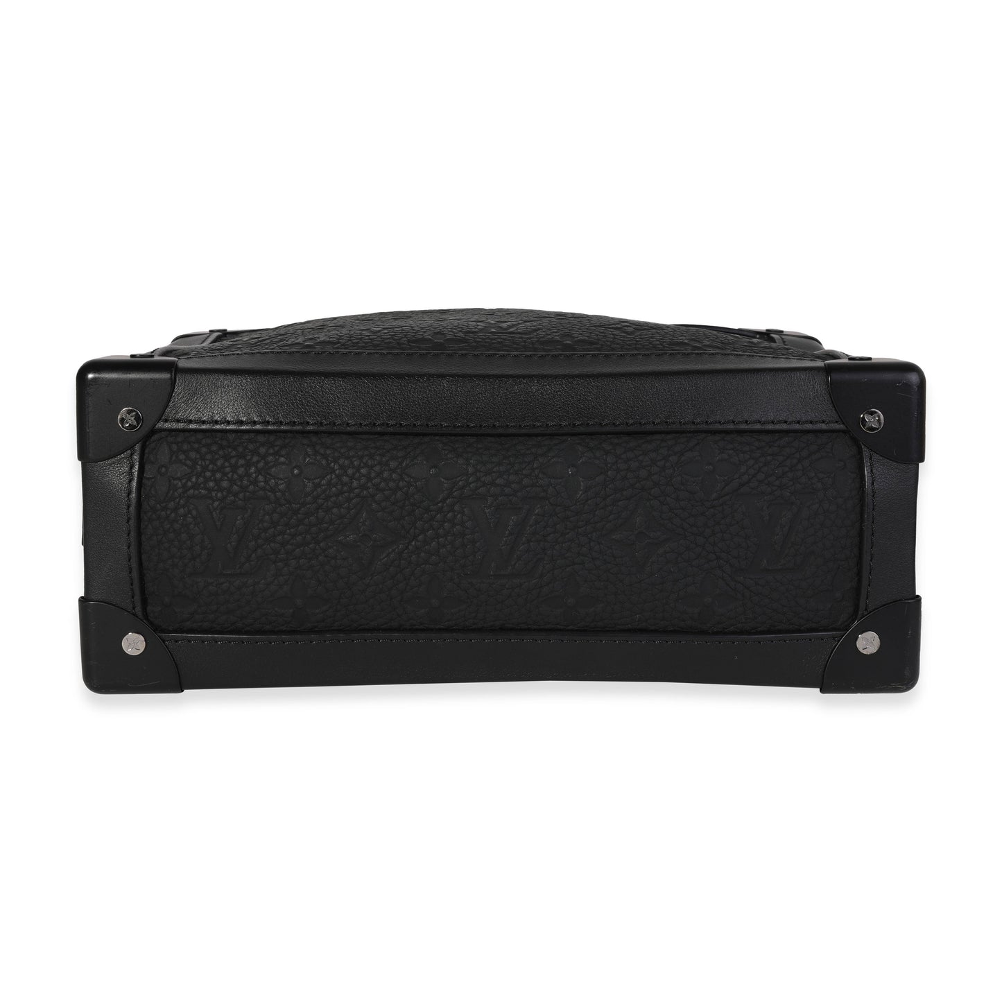 Louis Vuitton Louis Vuitton Black Monogram Taurillon Solar Ray Soft Trunk