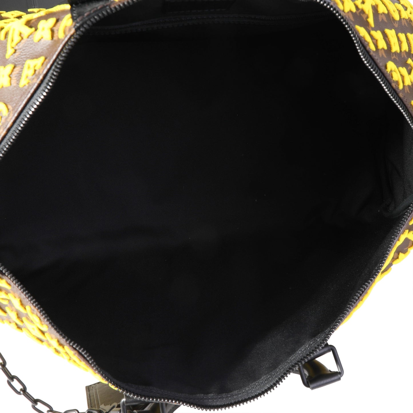 Louis Vuitton Louis Vuitton Jaune Monogram Tuffetage Triangle Keepall Bandoulière 50