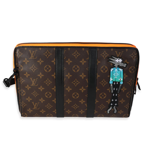Louis Vuitton Louis Vuitton Monogram Canvas Cartoon Zoom With Friends Keepall Pouch