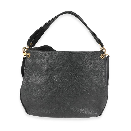 Louis Vuitton Louis Vuitton Black Monogram Empreinte Spontini