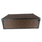 Louis Vuitton Monogram Macassar & Black Leather Alzer Trunk 70