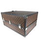 Louis Vuitton Louis Vuitton Monogram Macassar & Black Leather Custom 8 Compartment Shoe Trunk