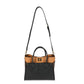 Louis Vuitton Louis Vuitton Monogram Canvas & Black Calfskin On My Side MM Tote