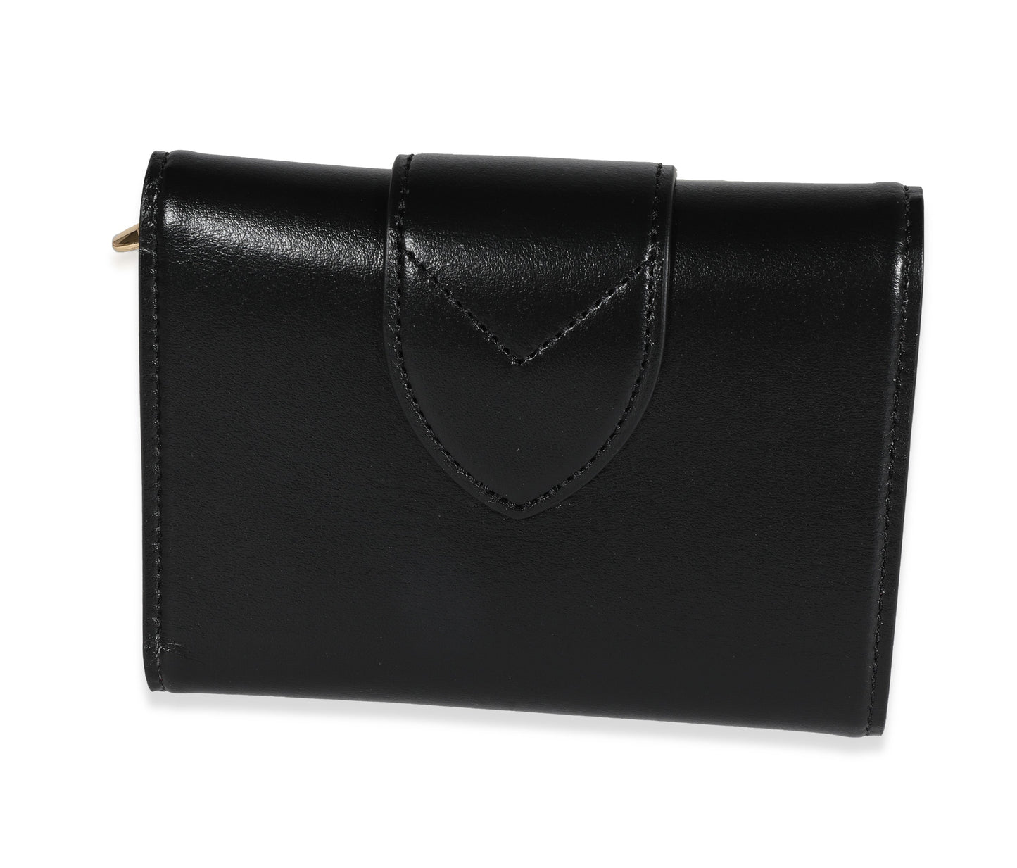 Louis Vuitton Louis Vuitton Black Smooth Calfskin Pont 9 Compact Wallet