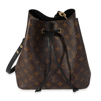 Louis Vuitton Louis Vuitton Monogram Canvas & Black Leather NéoNoé MM