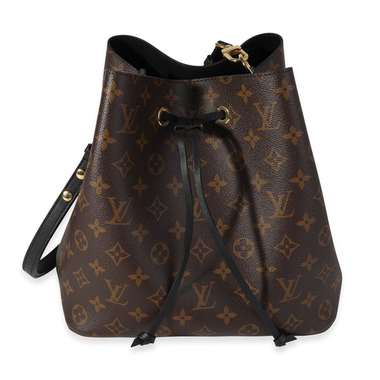 Louis Vuitton Louis Vuitton Monogram Canvas & Black Leather NéoNoé MM