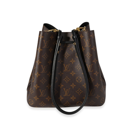 Louis Vuitton Louis Vuitton Monogram Canvas & Black Leather NéoNoé MM