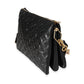 Louis Vuitton Louis Vuitton Black Embossed Lambskin Coussin MM