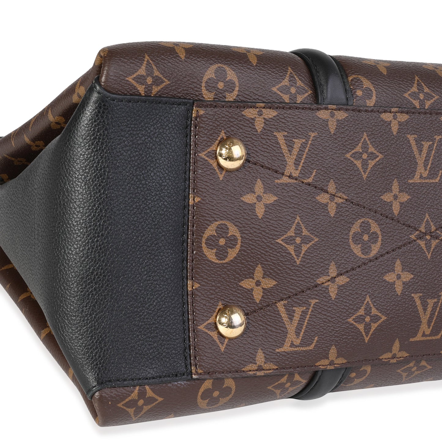 Louis Vuitton Louis Vuitton Monogram Canvas & Black Leather Soufflot MM