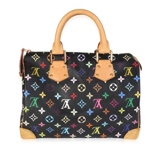 Louis Vuitton Louis Vuitton x Takashi Murakami Black Speedy 30