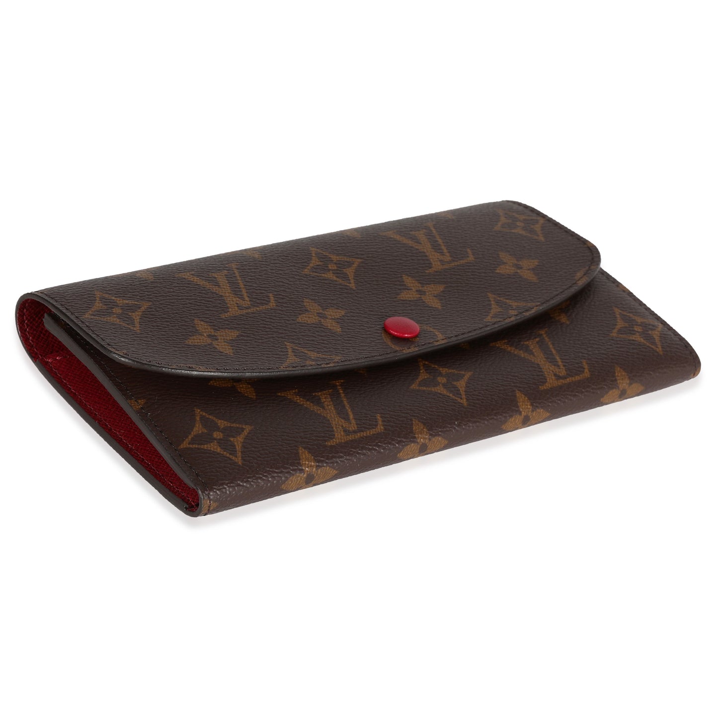 Louis Vuitton Louis Vuitton Monogram Canvas & Fuchsia Emilie Wallet