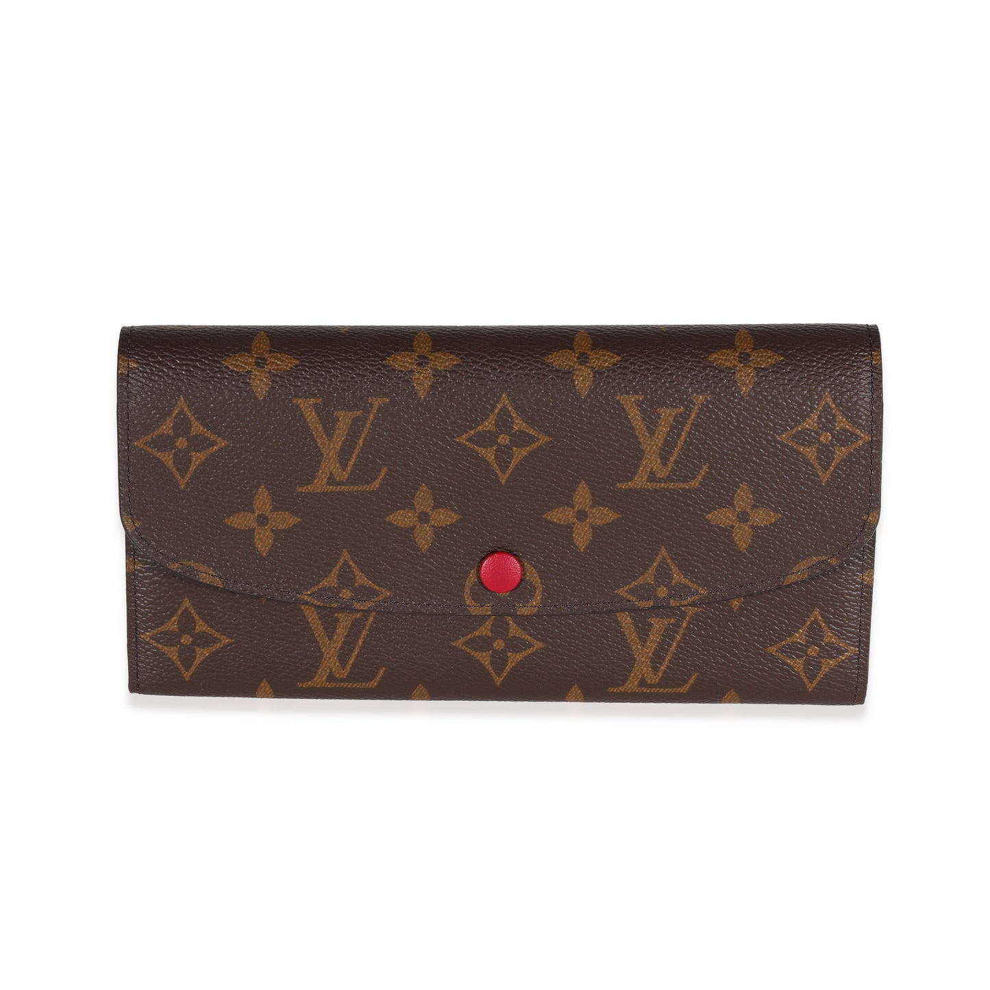 Louis Vuitton Louis Vuitton Monogram Canvas & Fuchsia Emilie Wallet