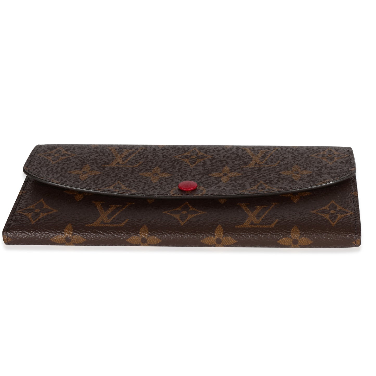 Louis Vuitton Louis Vuitton Monogram Canvas & Fuchsia Emilie Wallet