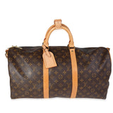 Louis Vuitton Louis Vuitton Monogram Canvas Keepall Bandoulière 55